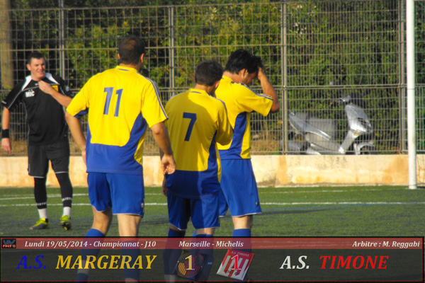 A.S. Margeray - A.S. Timone / Championnat - Phase 2 - J10